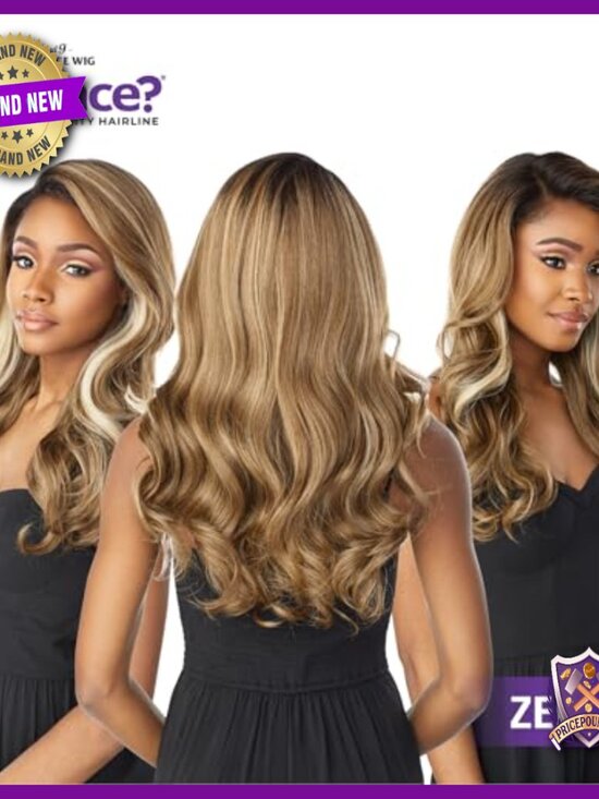 13x6 Glueless Synthetic Wig with HD Lace Frontal Pre-Plucked Hairline main image 4